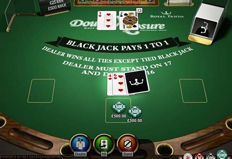 Double exposure blackjack online
